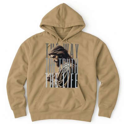 Jesus Is Way Truth And The Life Catholic Bible Quote Hoodie