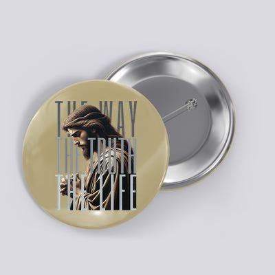Jesus Is Way Truth And The Life Catholic Bible Quote Button