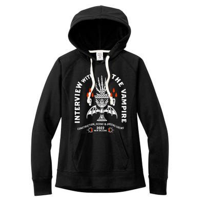 Jambramberson Interview With The Vampire Construction Scenic And Greens Crews Women's Fleece Hoodie