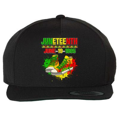 Juneteenth June 19 1865 Sneakers Black History Month African Meaningful Gift Wool Snapback Cap