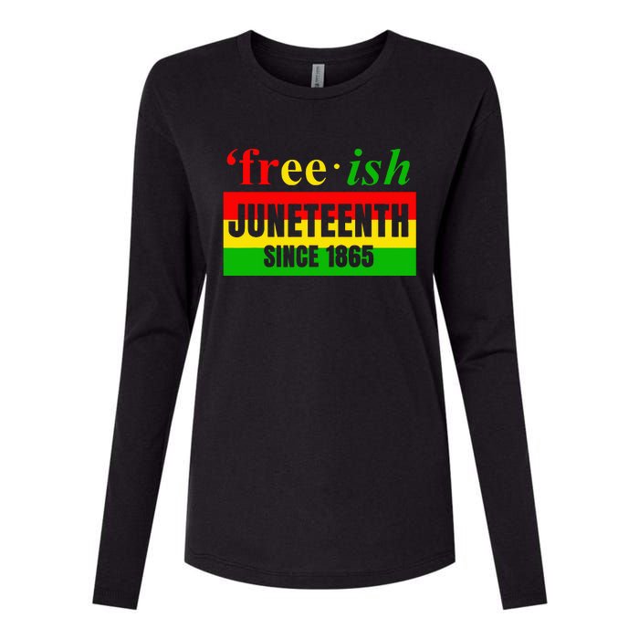 Juneteenth June 1865 Black History African American Freedom Womens Cotton Relaxed Long Sleeve T-Shirt