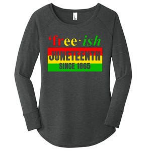 Juneteenth June 1865 Black History African American Freedom Women's Perfect Tri Tunic Long Sleeve Shirt