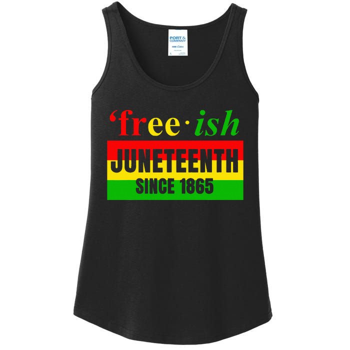 Juneteenth June 1865 Black History African American Freedom Ladies Essential Tank