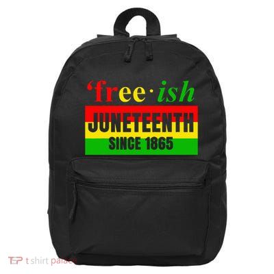 Juneteenth June 1865 Black History African American Freedom 16 in Basic Backpack