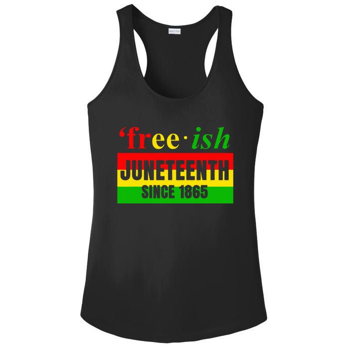 Juneteenth June 1865 Black History African American Freedom Ladies PosiCharge Competitor Racerback Tank