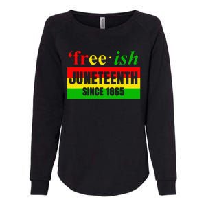 Juneteenth June 1865 Black History African American Freedom Womens California Wash Sweatshirt