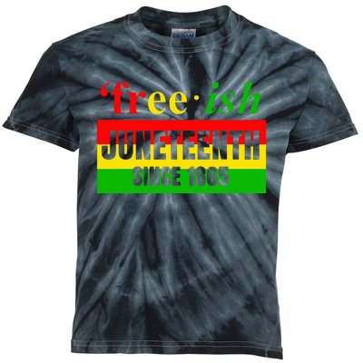 Juneteenth June 1865 Black History African American Freedom Kids Tie-Dye T-Shirt