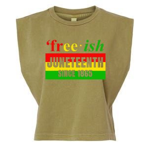 Juneteenth June 1865 Black History African American Freedom Garment-Dyed Women's Muscle Tee