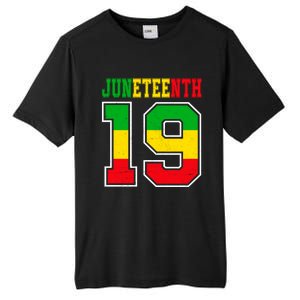 Juneteenth June 19 Black History Freedom African American Meaningful Gift Tall Fusion ChromaSoft Performance T-Shirt