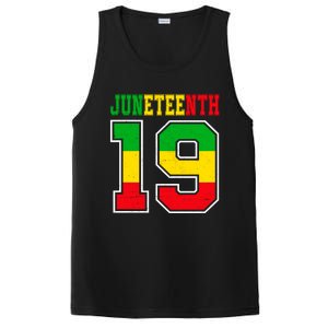 Juneteenth June 19 Black History Freedom African American Meaningful Gift PosiCharge Competitor Tank