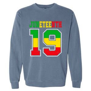 Juneteenth June 19 Black History Freedom African American Meaningful Gift Garment-Dyed Sweatshirt