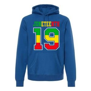 Juneteenth June 19 Black History Freedom African American Meaningful Gift Premium Hoodie