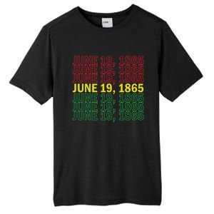 Juneteenth June 19 1865 African American Liberation Great Gift Tall Fusion ChromaSoft Performance T-Shirt