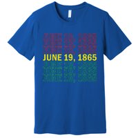 Juneteenth June 19 1865 African American Liberation Great Gift Premium T-Shirt