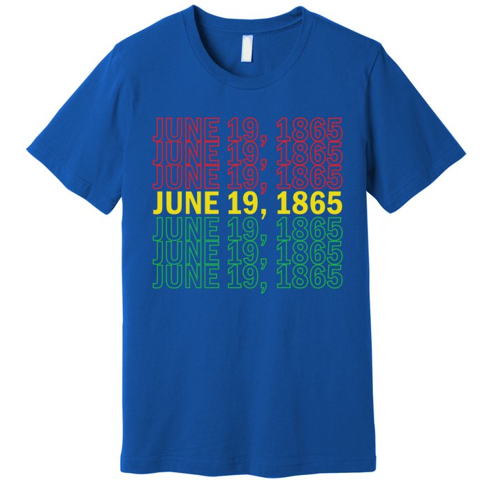 Juneteenth June 19 1865 African American Liberation Great Gift Premium T-Shirt