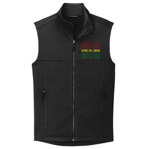 Juneteenth June 19 1865 African American Liberation Great Gift Collective Smooth Fleece Vest