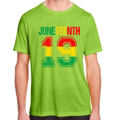 Juneteenth June 19 African Black History Month Blm Melanin Gift Adult ChromaSoft Performance T-Shirt