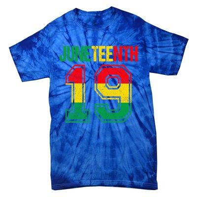 Juneteenth June 19 African Black History Month Blm Melanin Gift Tie-Dye T-Shirt