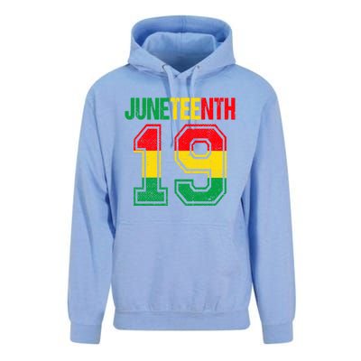 Juneteenth June 19 African Black History Month Blm Melanin Gift Unisex Surf Hoodie