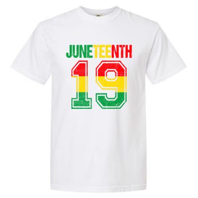 Juneteenth June 19 African Black History Month Blm Melanin Gift Garment-Dyed Heavyweight T-Shirt