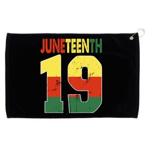 Juneteenth June 19 Blm Melanin Black History Month African Gift Grommeted Golf Towel