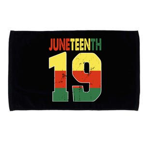 Juneteenth June 19 Blm Melanin Black History Month African Gift Microfiber Hand Towel