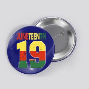 Juneteenth June 19 Blm Melanin Black History Month African Gift Button