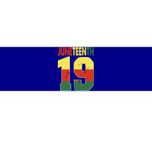 Juneteenth June 19 Blm Melanin Black History Month African Gift Bumper Sticker