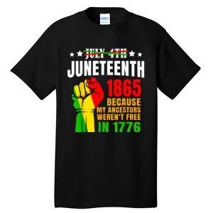 Juneteenth: June 1865 Black History African American Freedom Tall T-Shirt