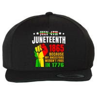 Juneteenth: June 1865 Black History African American Freedom Wool Snapback Cap