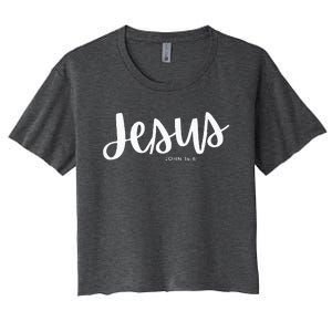 Jesus [John 146] Women's Crop Top Tee