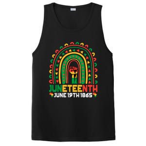 Juneteenth June 19 1865 Rainbow Blm Black History Freedom Cute Gift PosiCharge Competitor Tank