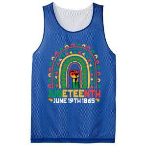 Juneteenth June 19 1865 Rainbow Blm Black History Freedom Cute Gift Mesh Reversible Basketball Jersey Tank