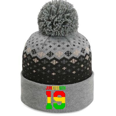 Juneteenth June 19 African American Black History Melanin Funny Gift The Baniff Cuffed Pom Beanie