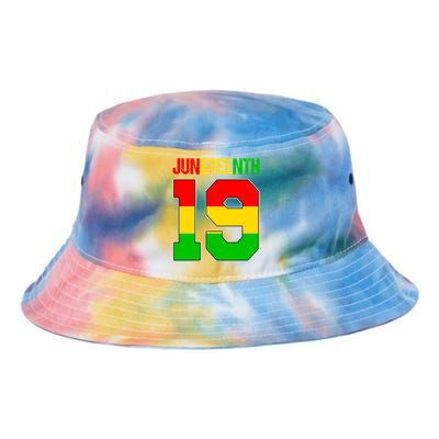 Juneteenth June 19 African American Black History Melanin Funny Gift Tie Dye Newport Bucket Hat