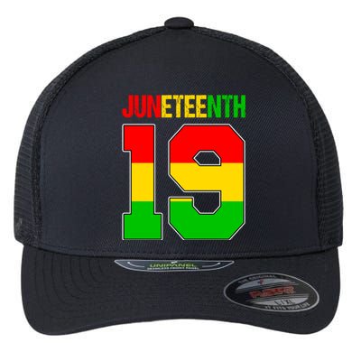 Juneteenth June 19 African American Black History Melanin Funny Gift Flexfit Unipanel Trucker Cap