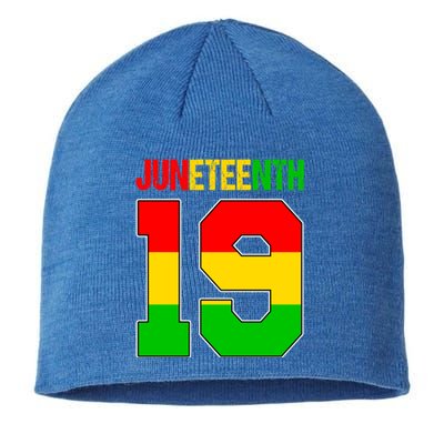 Juneteenth June 19 African American Black History Melanin Funny Gift Sustainable Beanie