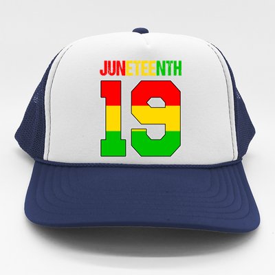 Juneteenth June 19 African American Black History Melanin Funny Gift Trucker Hat