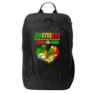 Juneteenth June 19 1865 Sneakers Black History Month African Gift City Backpack