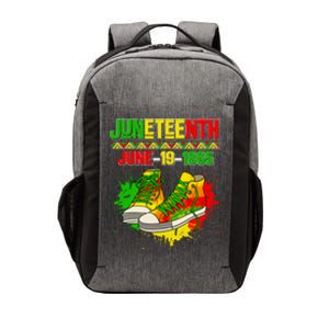 Juneteenth June 19 1865 Sneakers Black History Month African Gift Vector Backpack