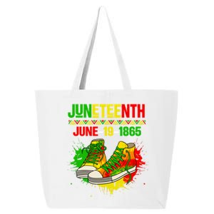 Juneteenth June 19 1865 Sneakers Black History Month African Gift 25L Jumbo Tote