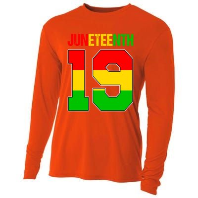 Juneteenth June 19 African American Black History Melanin Cute Gift Cooling Performance Long Sleeve Crew