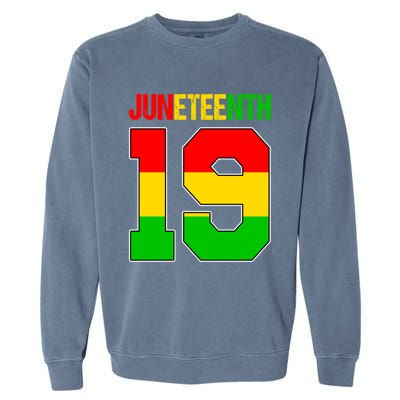 Juneteenth June 19 African American Black History Melanin Cute Gift Garment-Dyed Sweatshirt