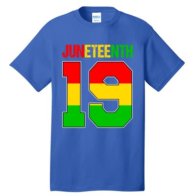 Juneteenth June 19 African American Black History Melanin Cute Gift Tall T-Shirt