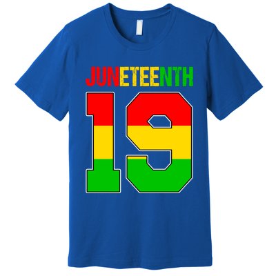 Juneteenth June 19 African American Black History Melanin Cute Gift Premium T-Shirt