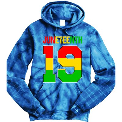 Juneteenth June 19 African American Black History Melanin Cute Gift Tie Dye Hoodie