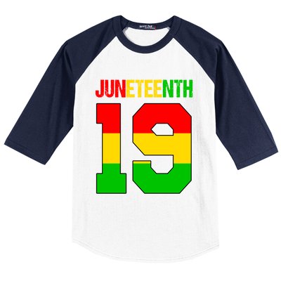 Juneteenth June 19 African American Black History Melanin Cute Gift Baseball Sleeve Shirt