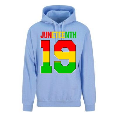 Juneteenth June 19 African American Black History Melanin Cute Gift Unisex Surf Hoodie