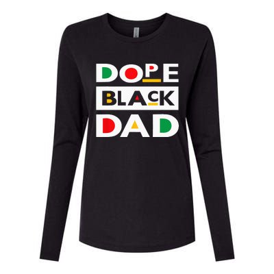 Juneteenth June 19 1865 Dope Black Dad Father Day 19th June Womens Cotton Relaxed Long Sleeve T-Shirt