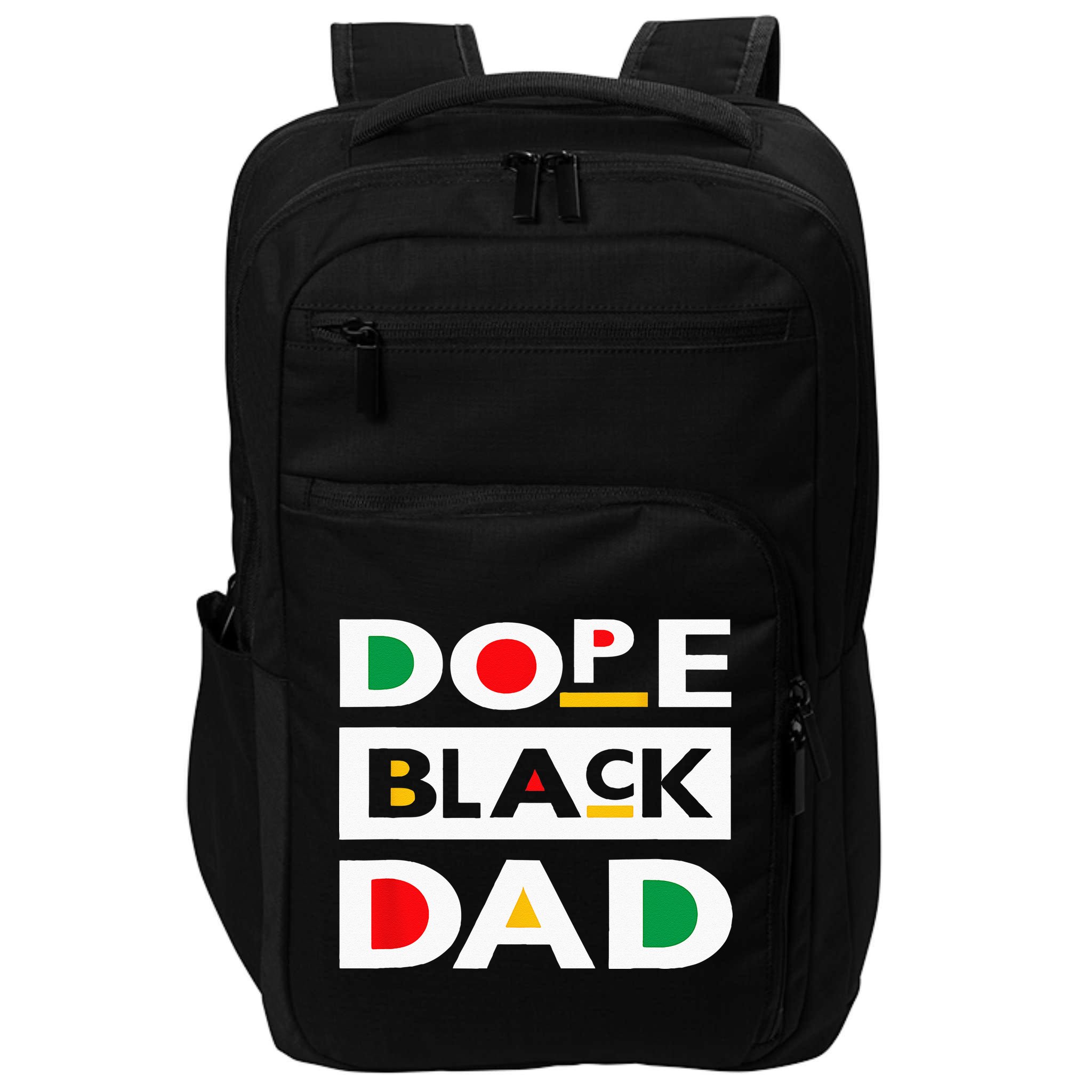 Juneteenth June 19 1865 Dope Black Dad Father Day 19th June Impact Tech Backpack